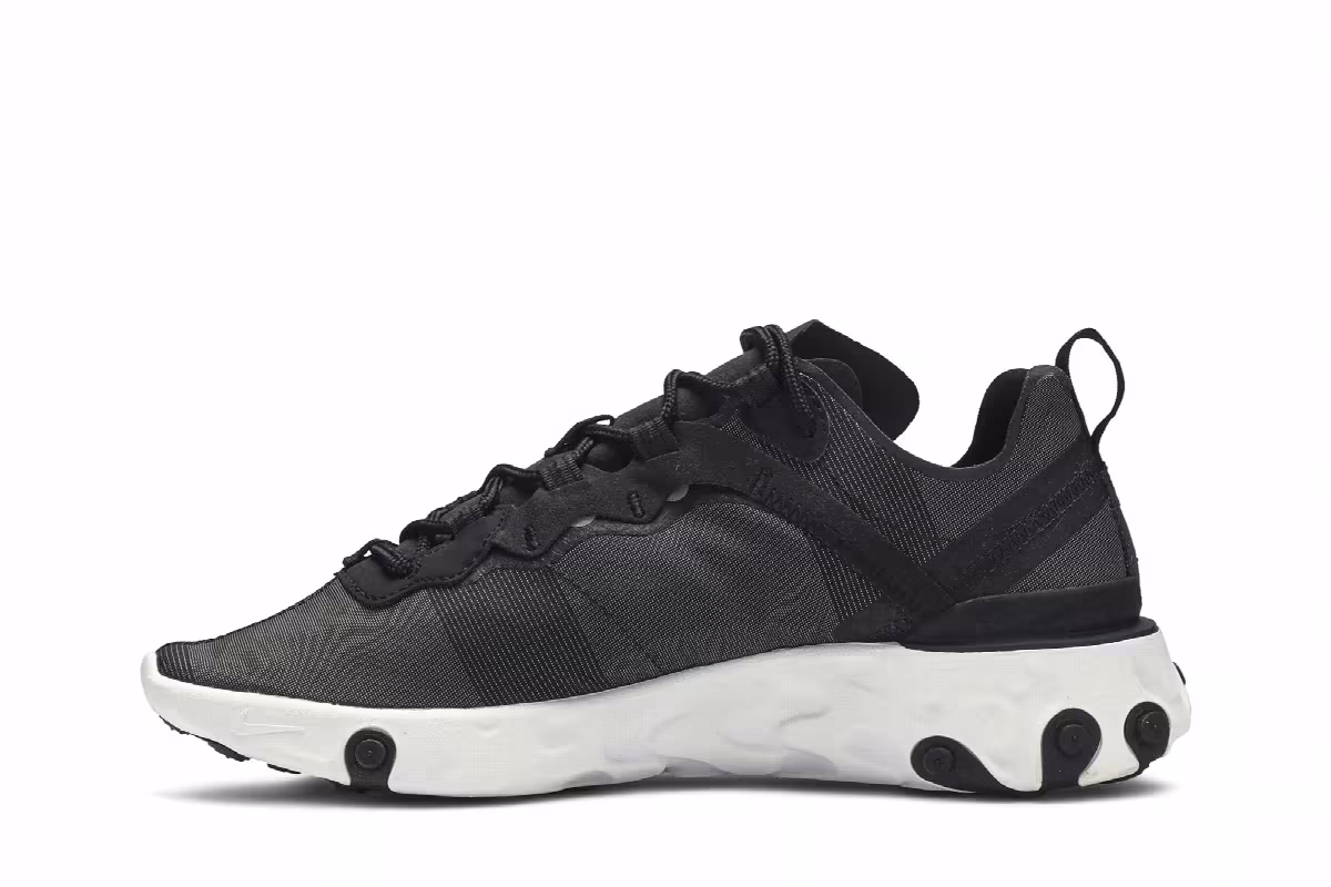 Nike React Element 55 Black White, view 4