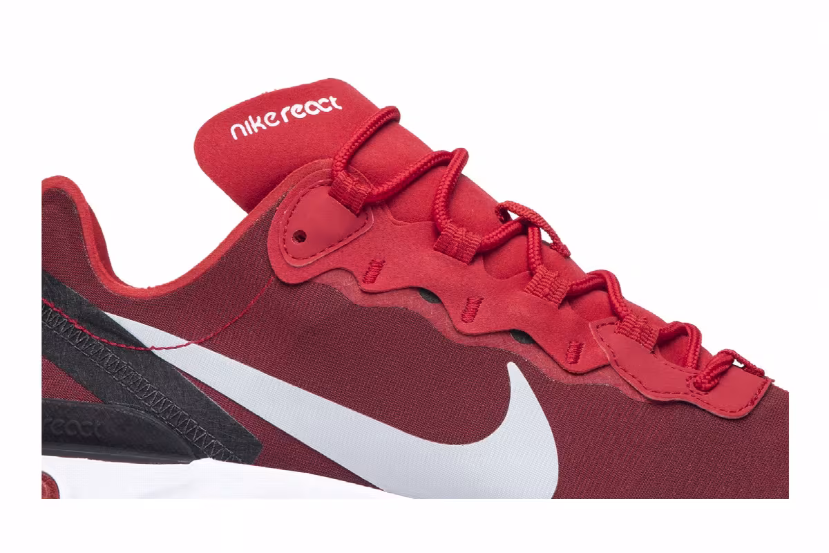 Nike React Element 55 Team Red, view 3