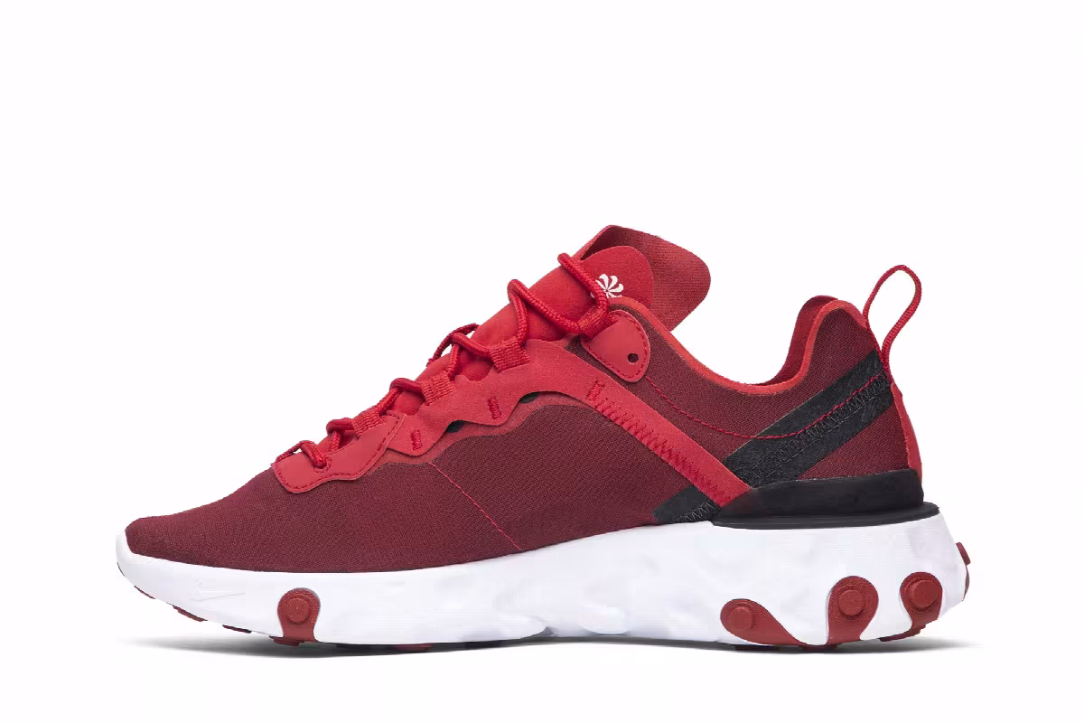 Nike React Element 55 Team Red, view 4
