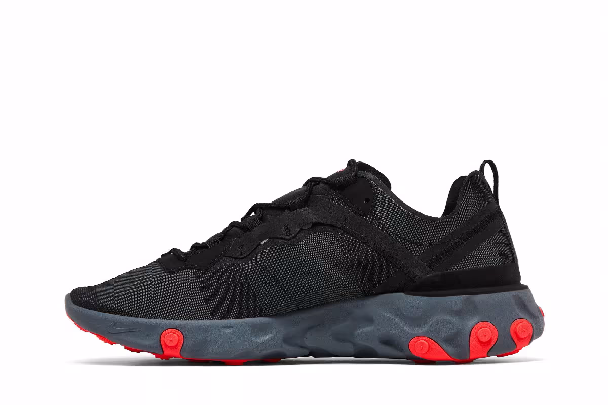 Nike React Element 55 Solar Red, view 4