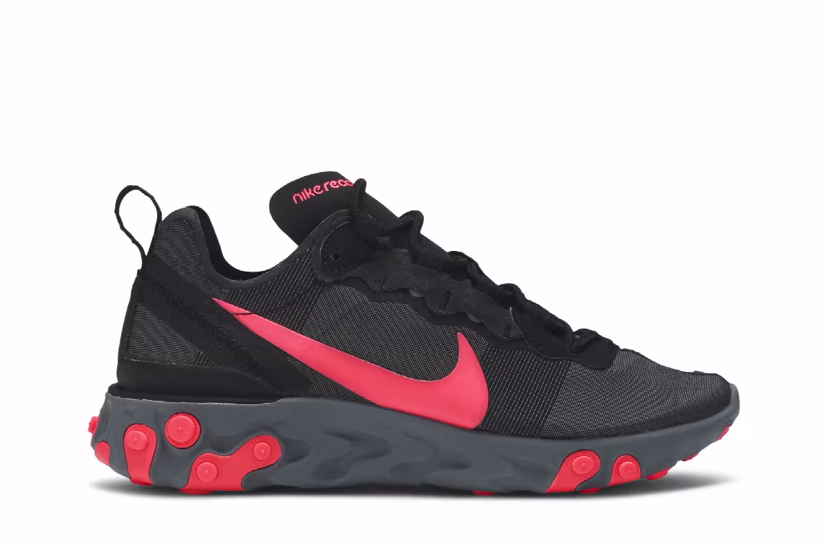Nike Women's React Element 55 Solar Red, view 2