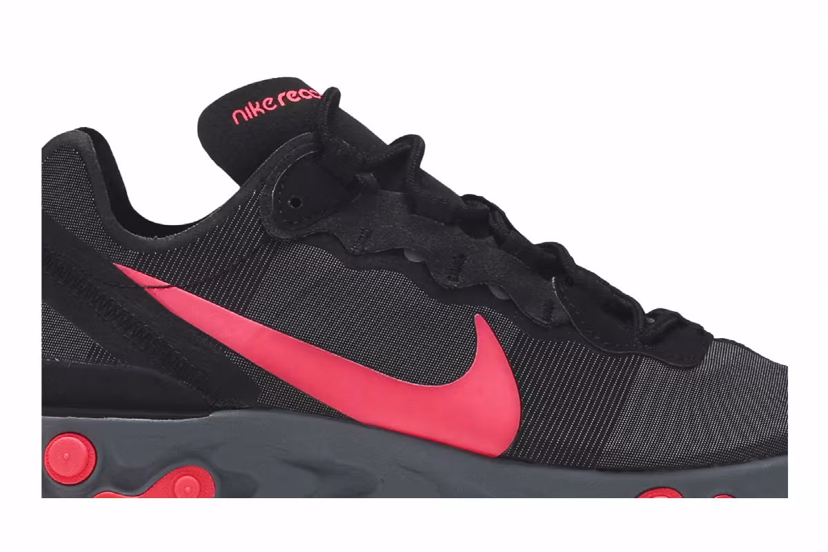 Nike Women's React Element 55 Solar Red, view 3