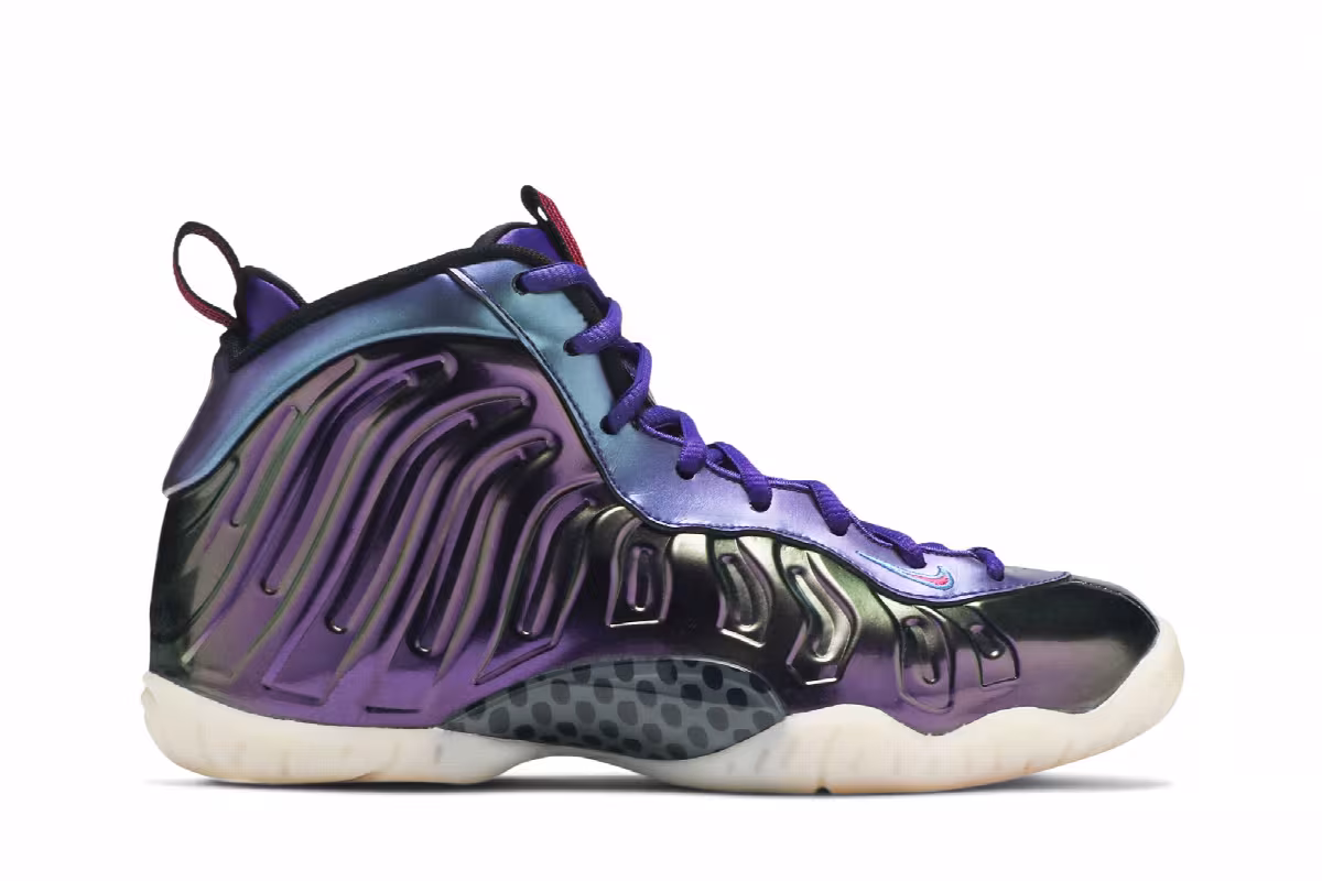 Nike Little Posite One GS Iridescent Purple, view 2