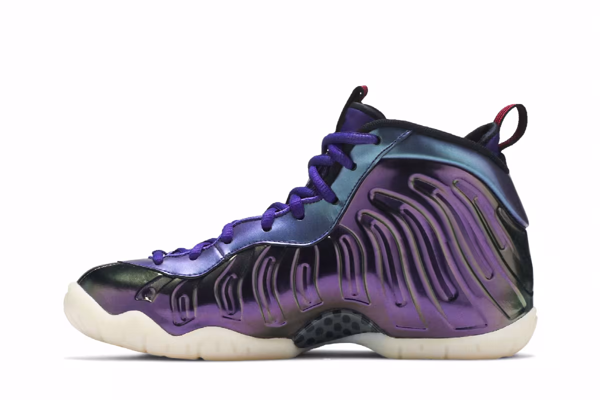 Nike Little Posite One GS Iridescent Purple, view 4