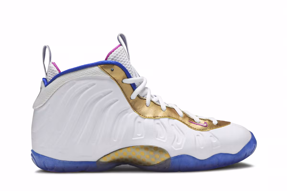 Nike Little Posite One GS Fuchsia Blast, view 2