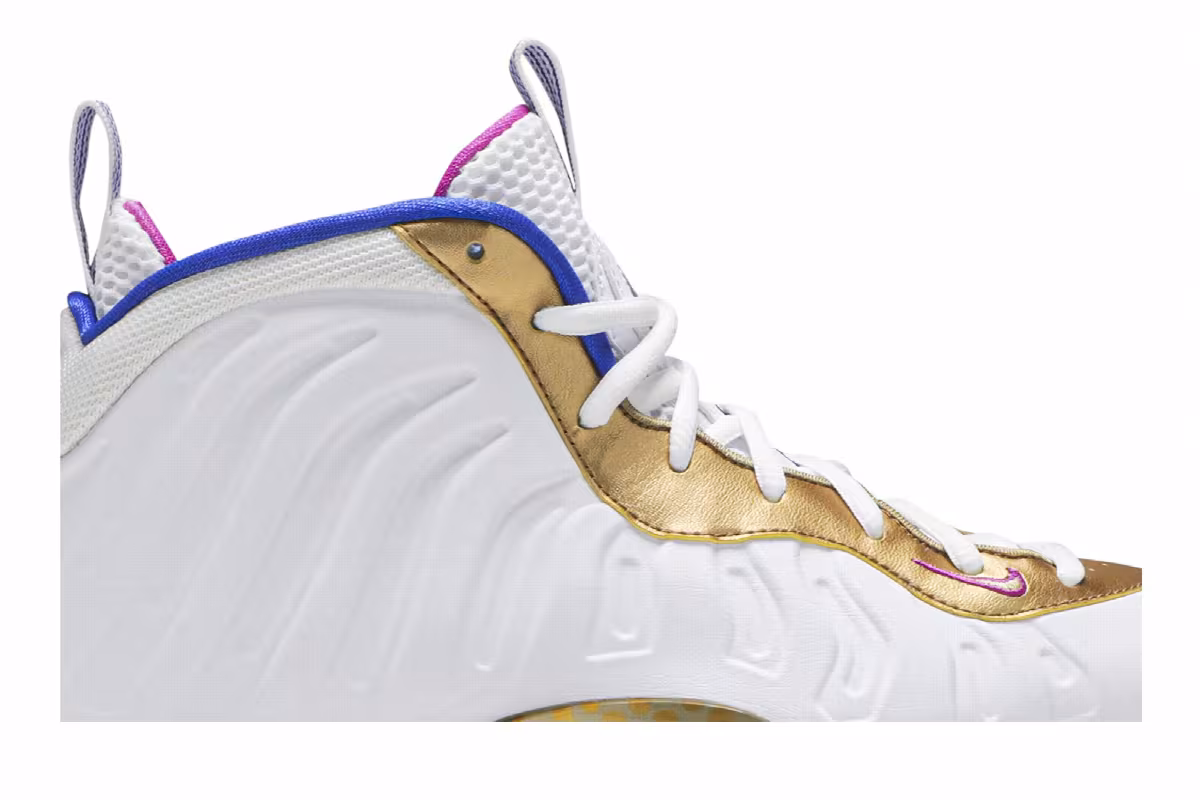 Nike Little Posite One GS Fuchsia Blast, view 3