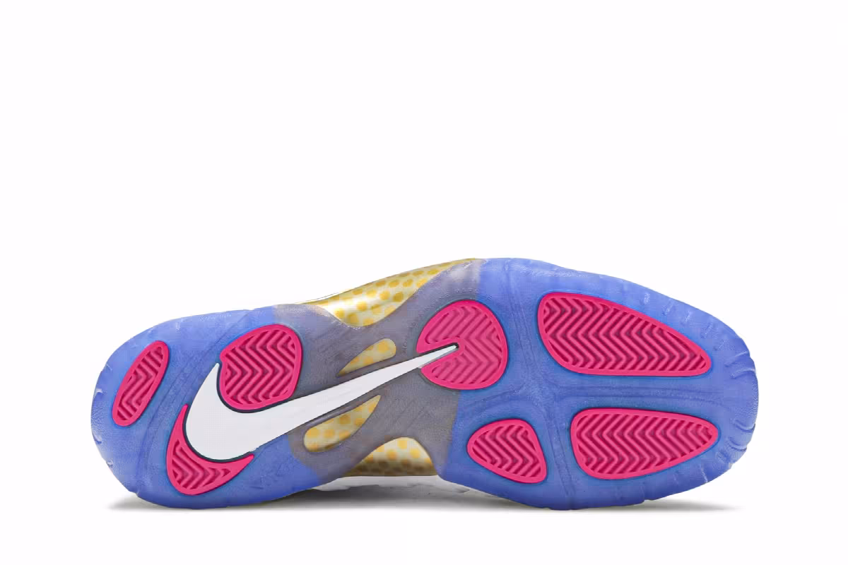 Nike Little Posite One GS Fuchsia Blast, view 5