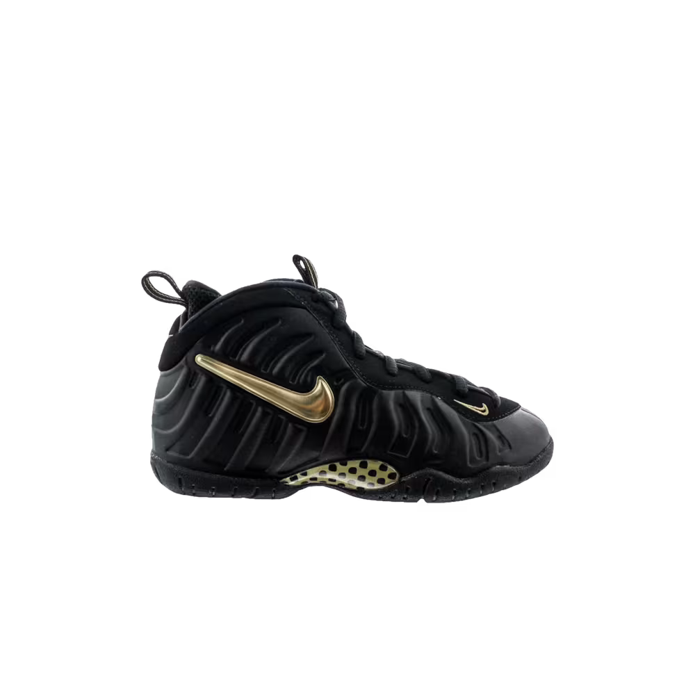 Nike Little Posite Pro PS Black Metallic Gold