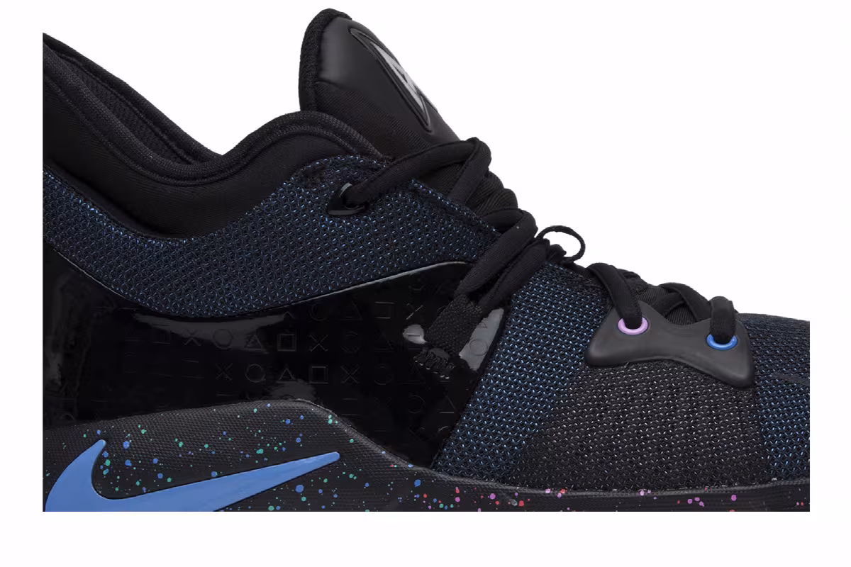 PlayStation x Nike PG 2 Black Racer Blue, view 3