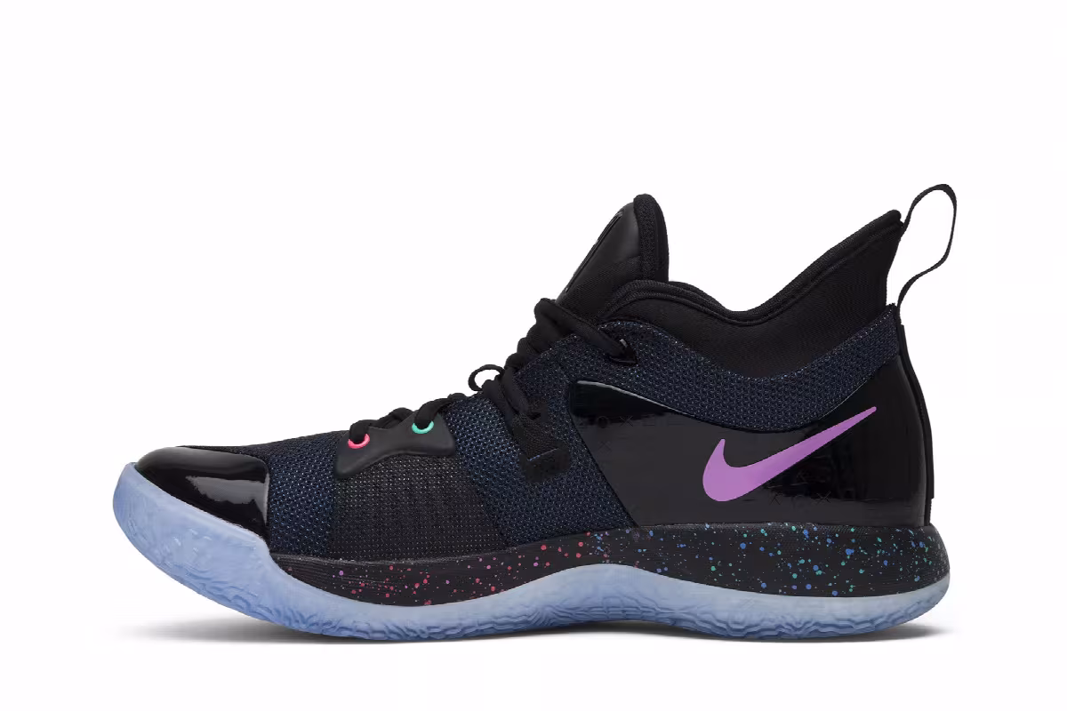 PlayStation x Nike PG 2 Black Racer Blue, view 4