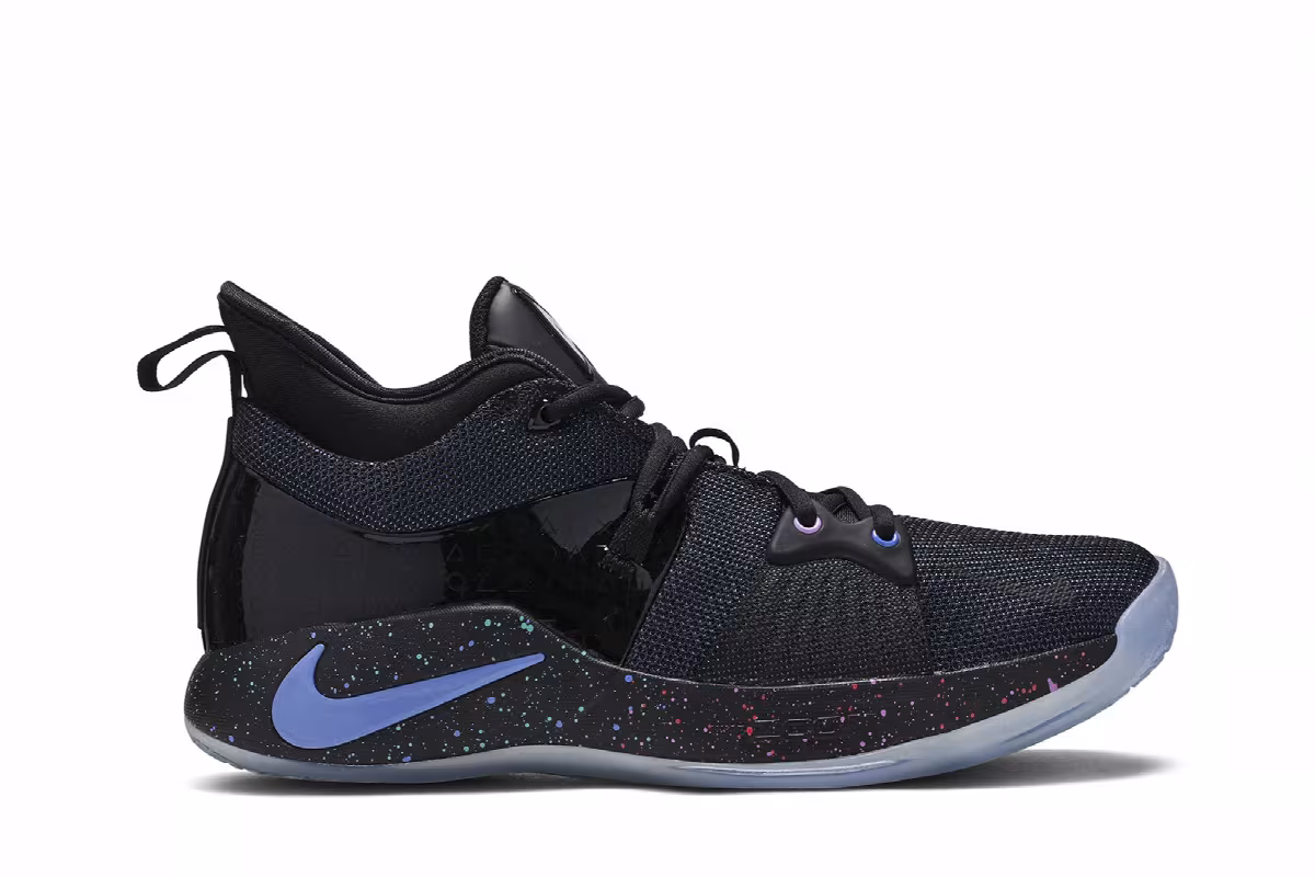 PlayStation x Nike PG 2 EP Black Racer Blue, view 2