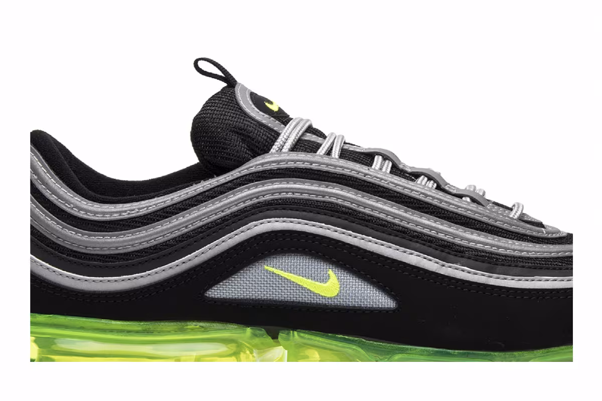 Nike Air VaporMax 97 Neon, Volt, view 3