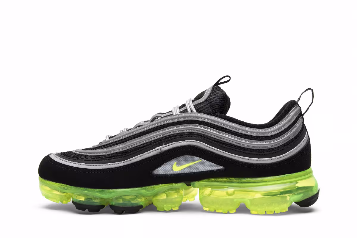 Nike Air VaporMax 97 Neon, Volt, view 4