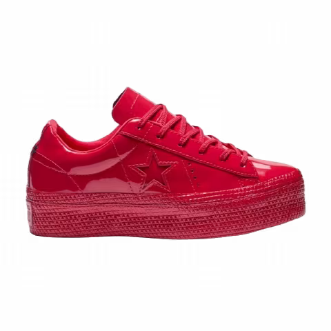 Converse Wmns One Star Platform Ox 'Cherry Red'