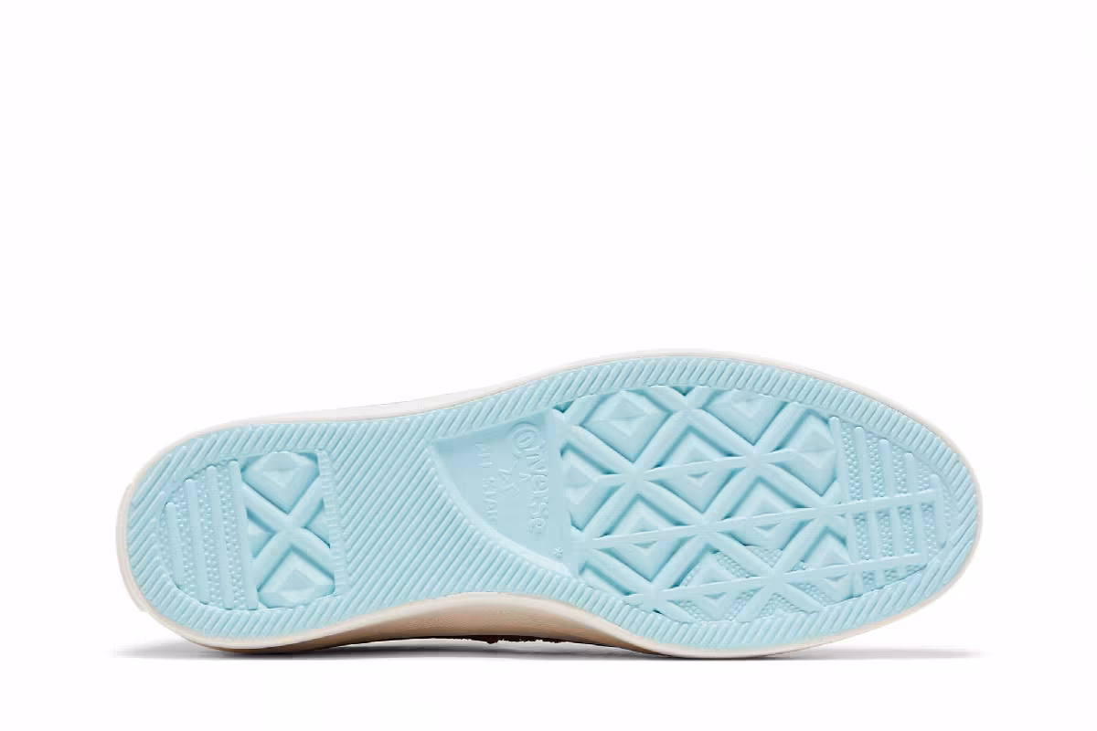 Chiara Ferragni x Converse Women's One Star Platform Ox Gold Glacier Blue, view 5