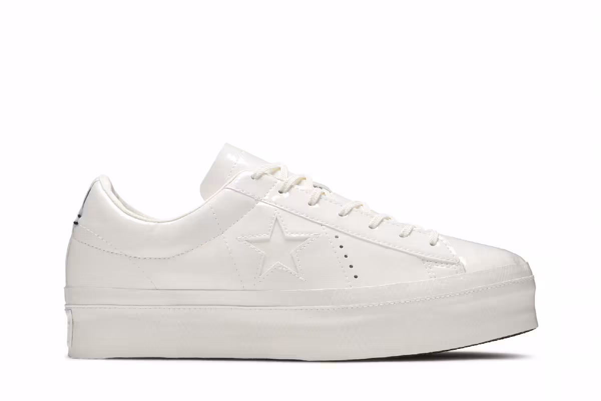 Converse Women's One Star Platform Low Vintage White, view 2
