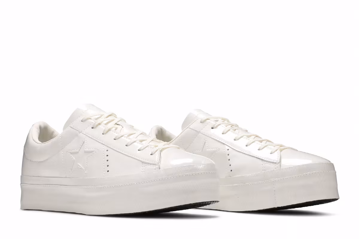Converse Women's One Star Platform Low Vintage White, view 9
