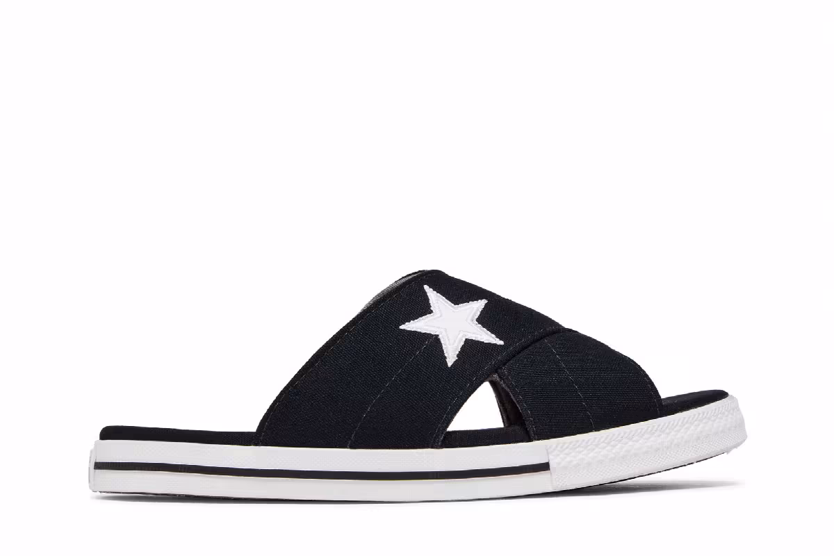 Converse Women's One Star Slide Black, view 2