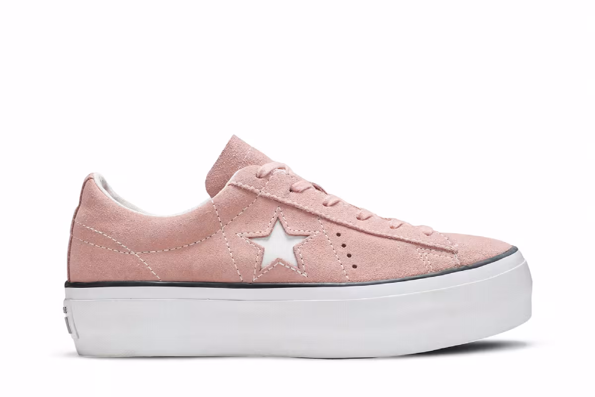 Converse Women's One Star Platform Low Bleached Coral, view 2