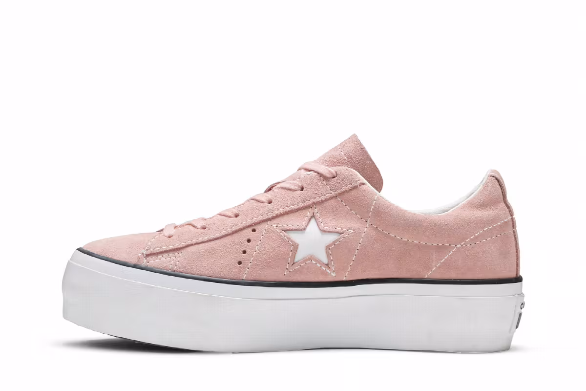 Converse Women's One Star Platform Low Bleached Coral, view 4
