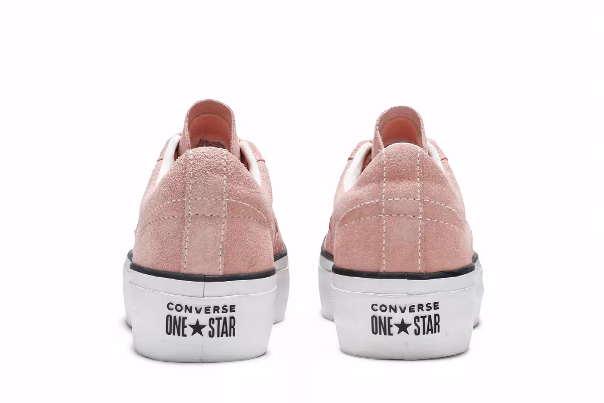 Converse Women's One Star Platform Low Bleached Coral, view 7