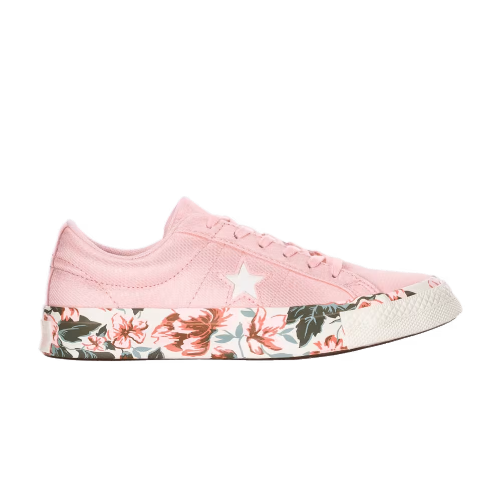 Converse One Star Low GS Storm Pink Floral