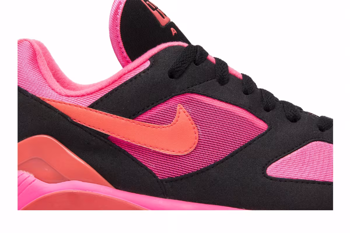 Comme des Garçons x Nike Air Max 180 Black Pink, view 3