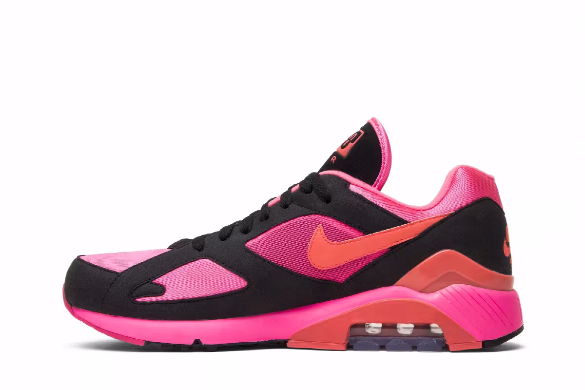 Comme des Garçons x Nike Air Max 180 Black Pink, view 4