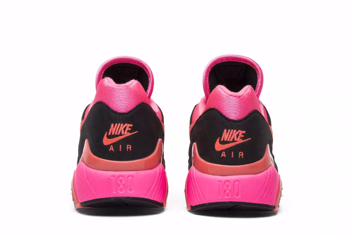 Comme des Garçons x Nike Air Max 180 Black Pink, view 7