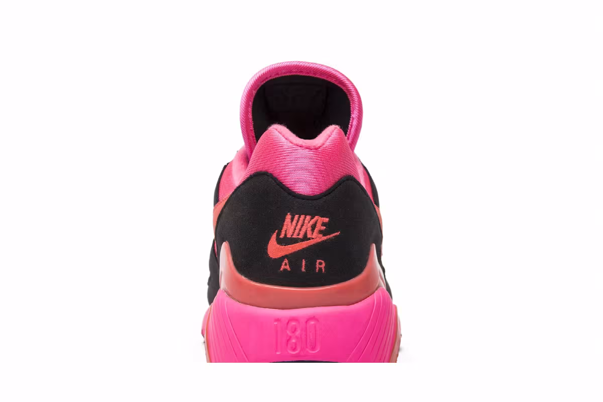 Comme des Garçons x Nike Air Max 180 Black Pink, view 8
