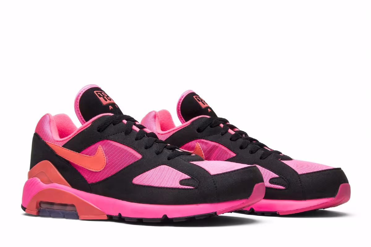 Comme des Garçons x Nike Air Max 180 Black Pink, view 9