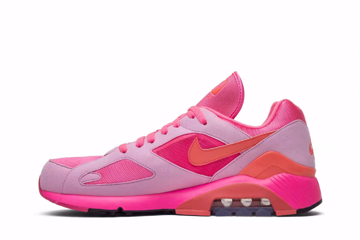 Comme des Garçons x Nike Air Max 180 Triple Pink, view 4