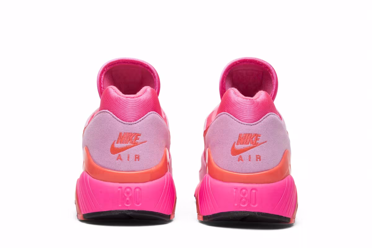 Comme des Garçons x Nike Air Max 180 Triple Pink, view 7