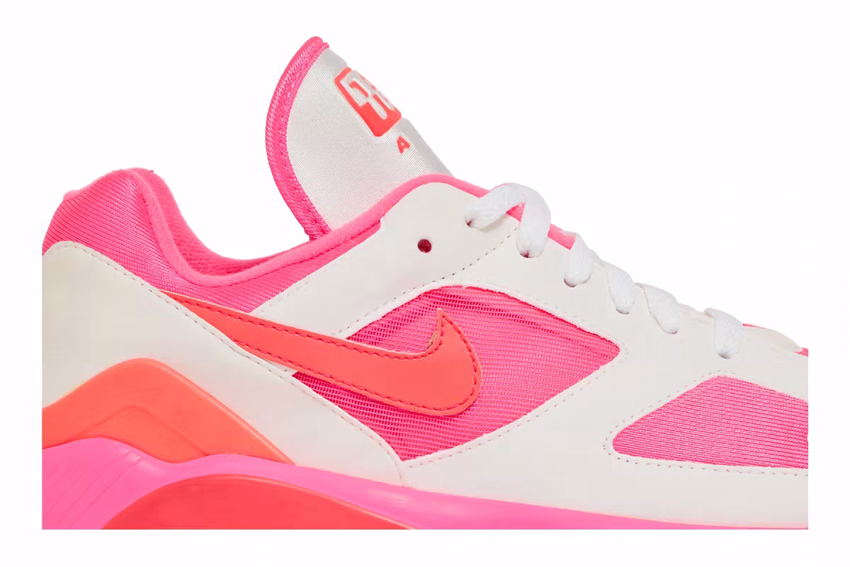 Comme des Garçons x Nike Air Max 180 White Pink, view 3