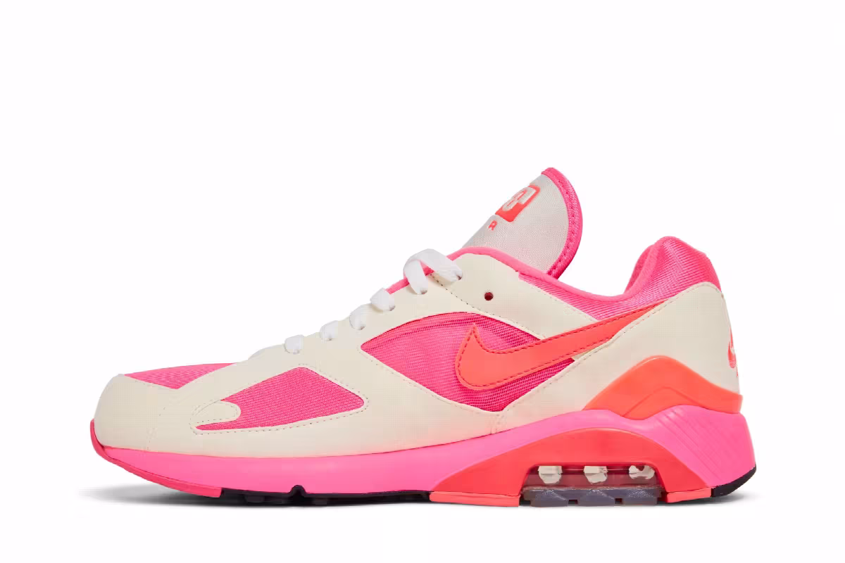 Comme des Garçons x Nike Air Max 180 White Pink, view 4