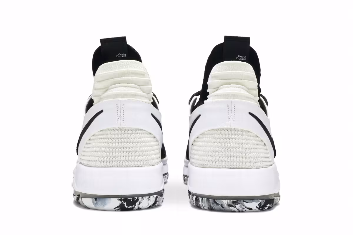 Nike KD 10 Black White, view 7
