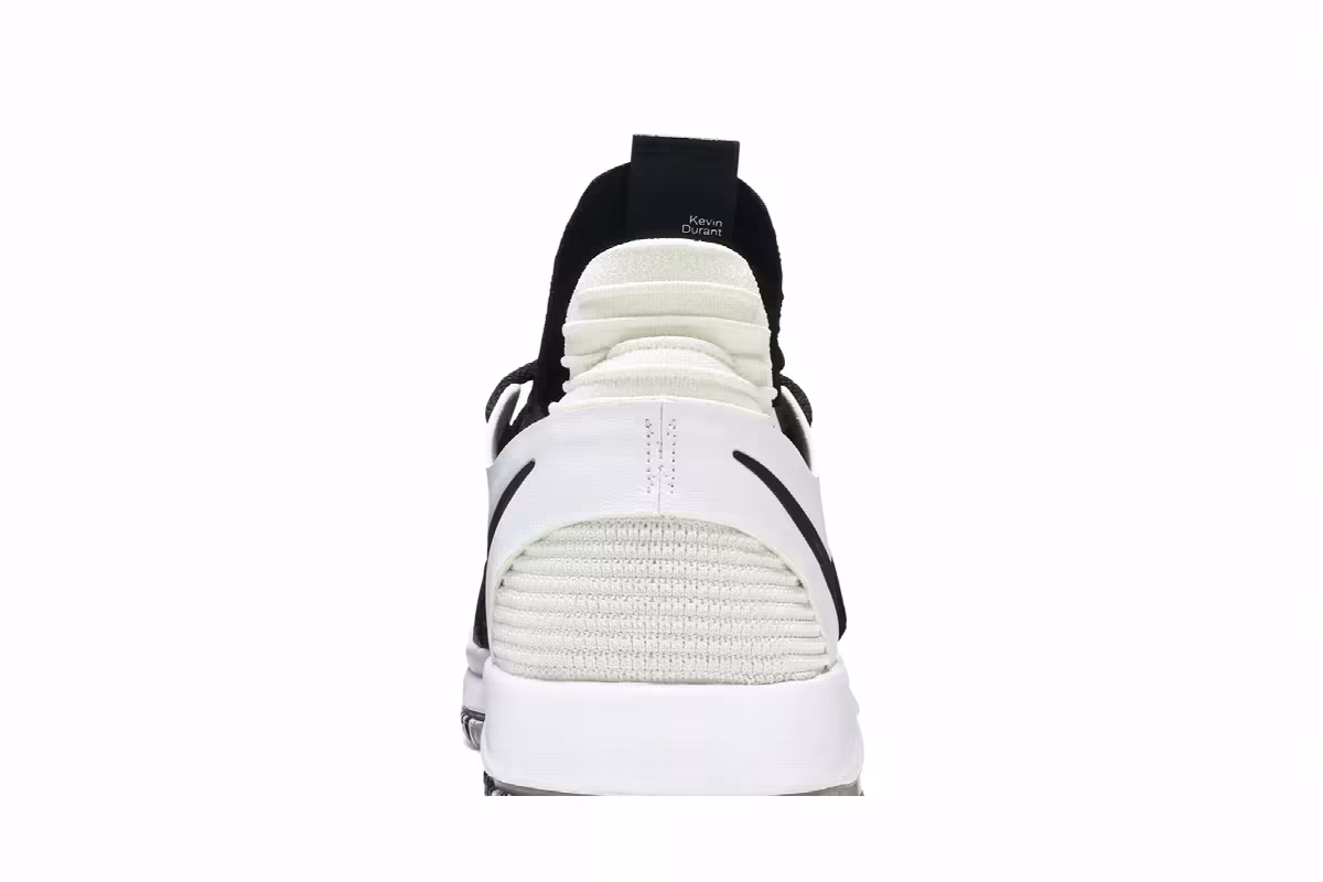 Nike KD 10 Black White, view 8