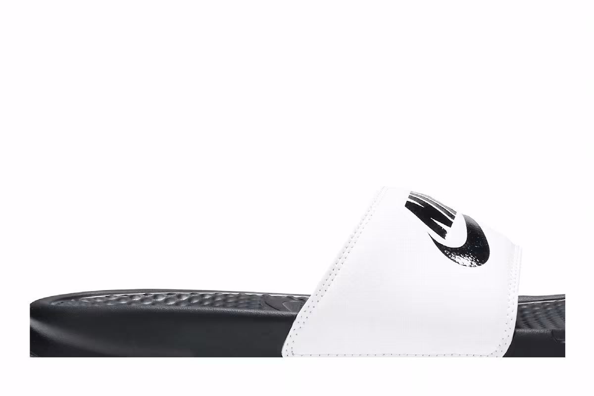 Nike Benassi Slides White, view 3