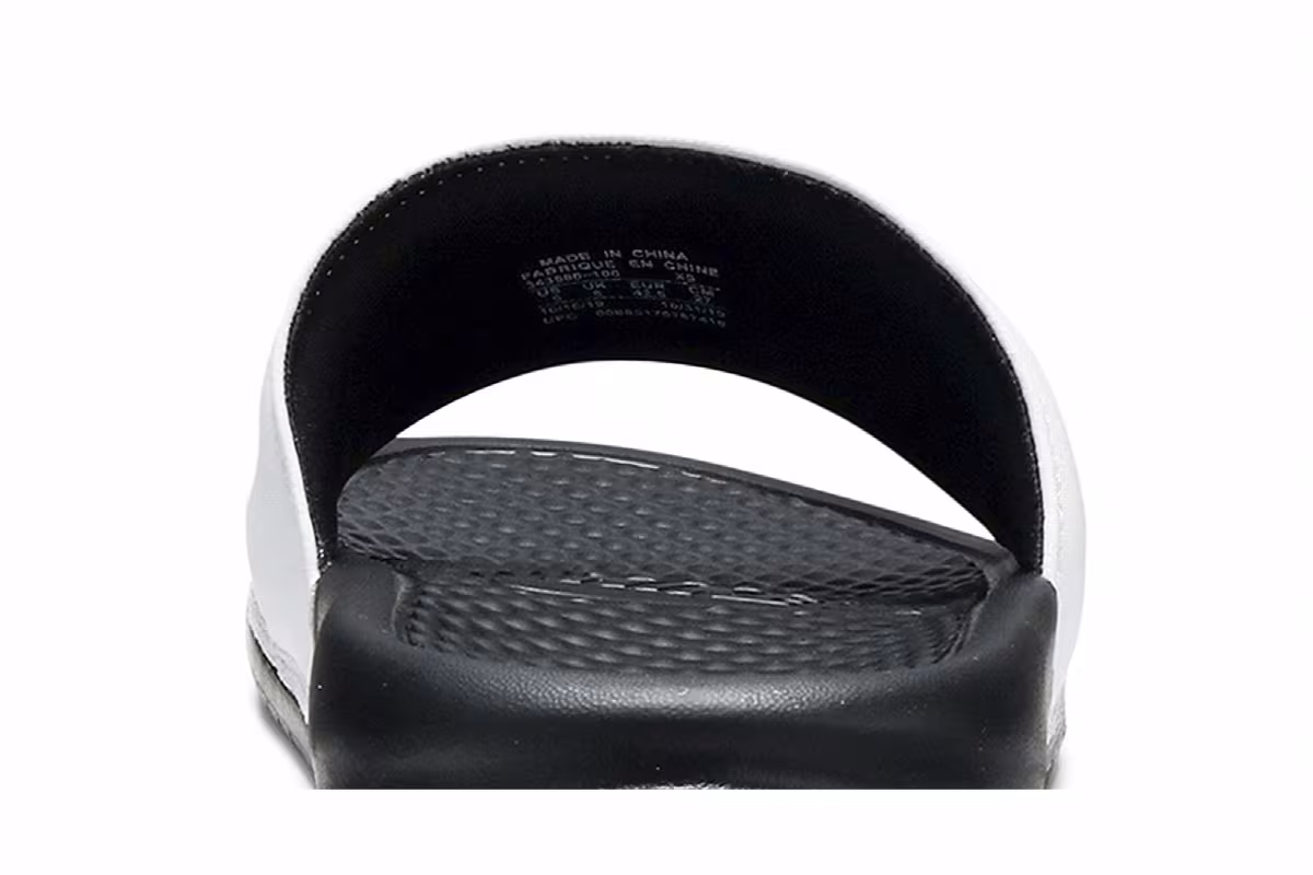 Nike Benassi Slides White, view 8