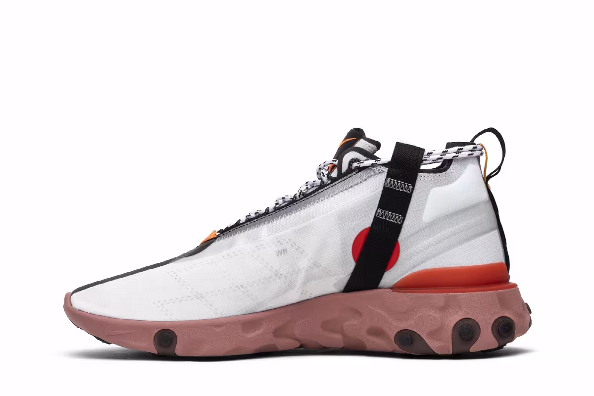 Nike React Runner Mid WR ISPA Summit White, view 4