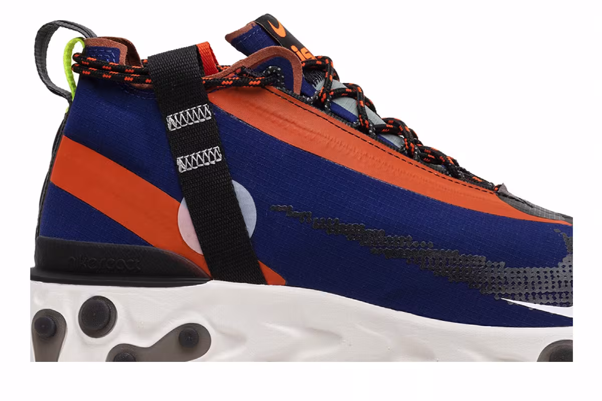 Nike React Runner Mid WR ISPA Blue Void, view 3