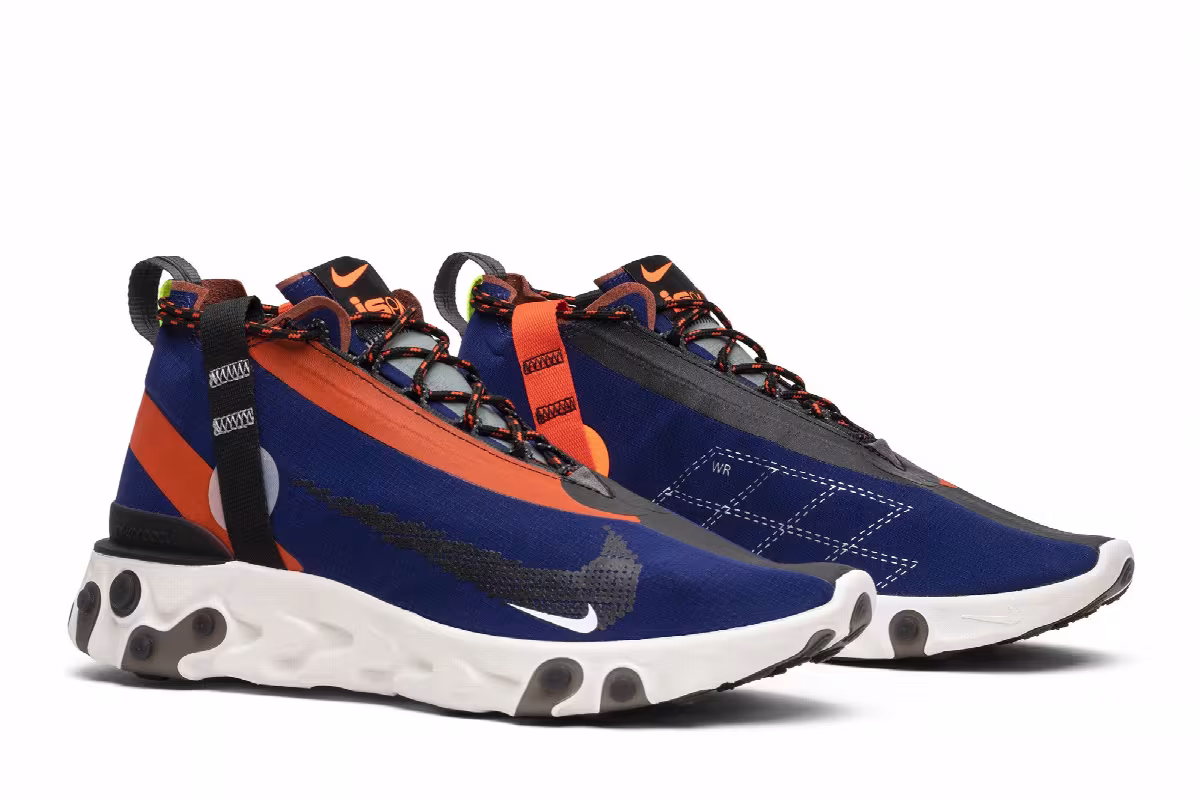 Nike React Runner Mid WR ISPA Blue Void, view 9
