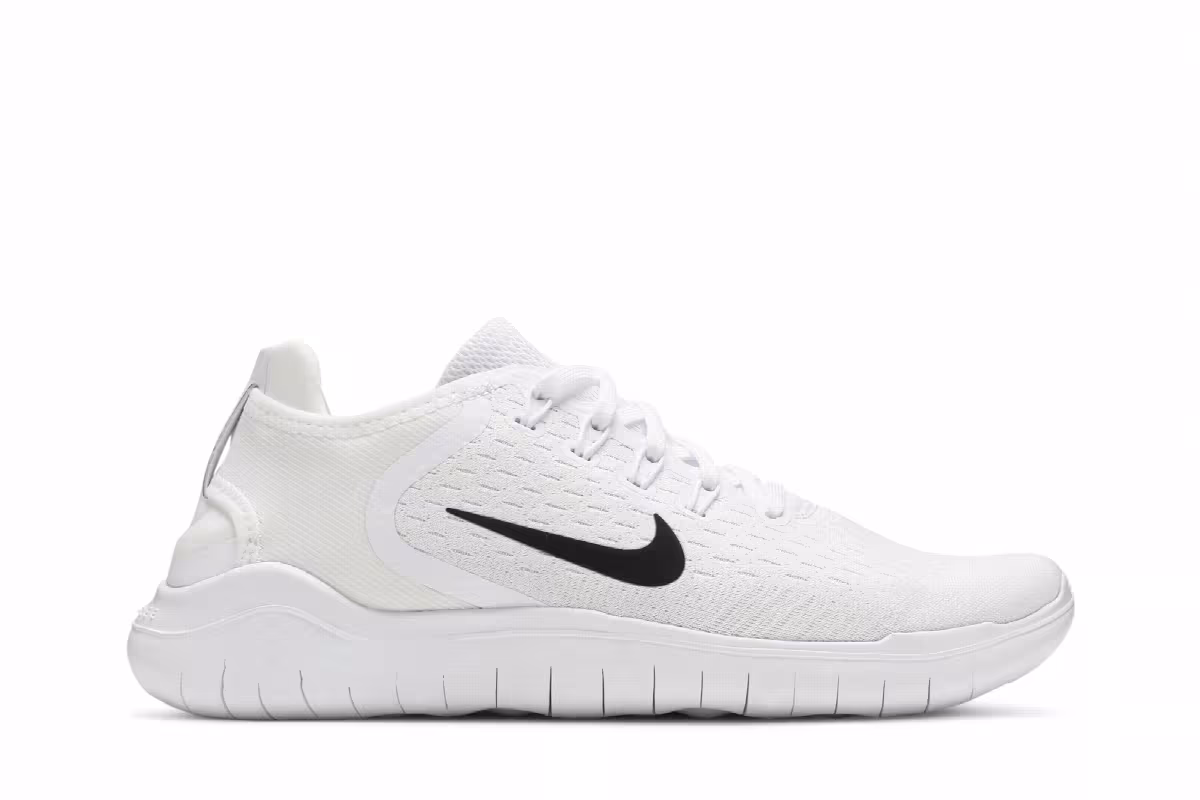 Nike Free RN 2018 White Black, view 2
