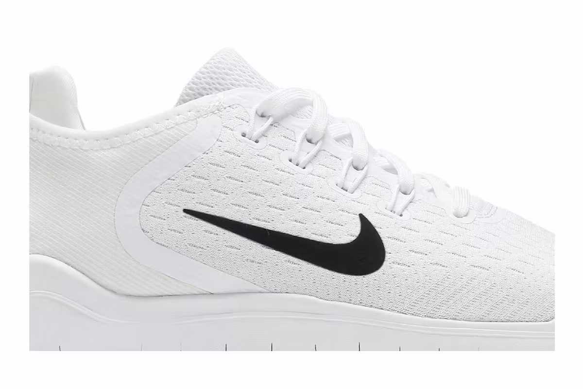 Nike Free RN 2018 White Black, view 3