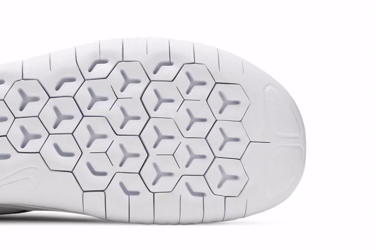 Nike Free RN 2018 White Black, view 6