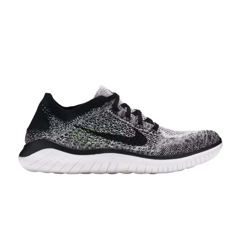 Nike Free RN Flyknit 2018 White Black