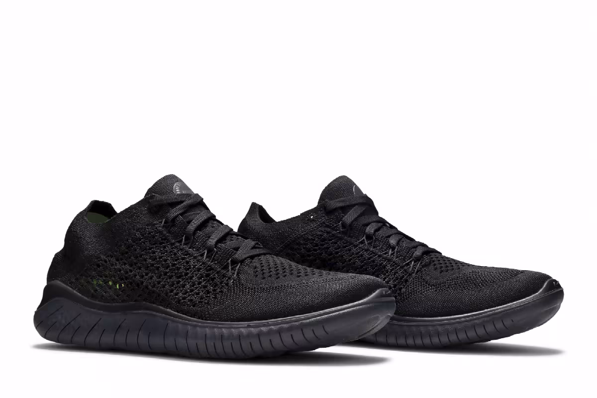 Nike Free RN Flyknit 2018 Anthracite, view 9