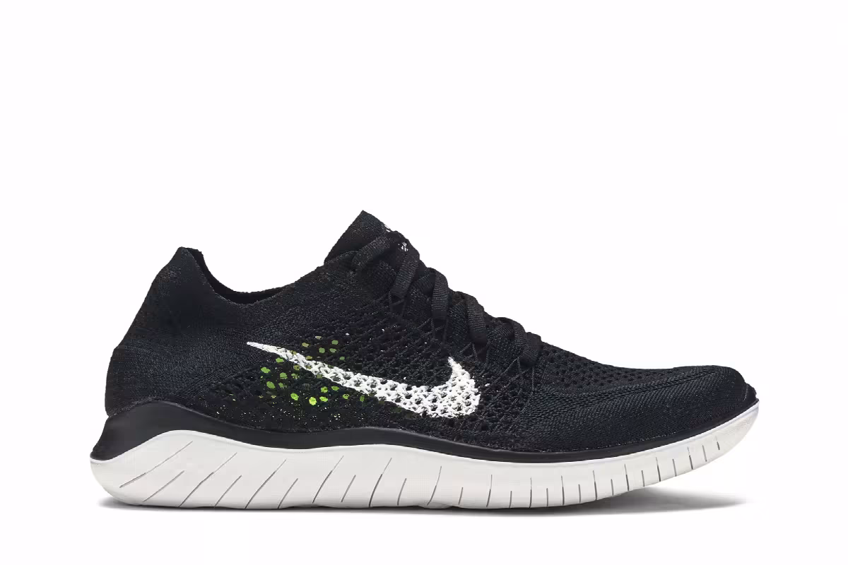 Nike Free RN Flyknit 2018 Black, view 2