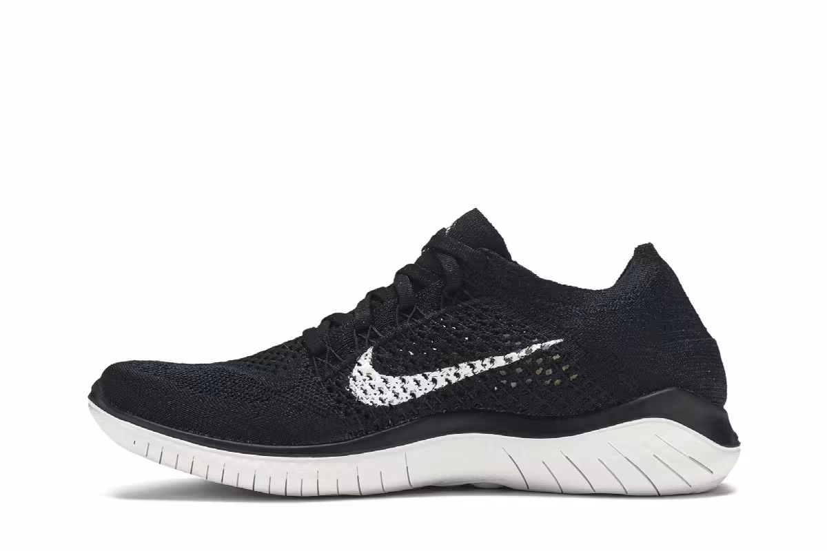 Nike Free RN Flyknit 2018 Black, view 4