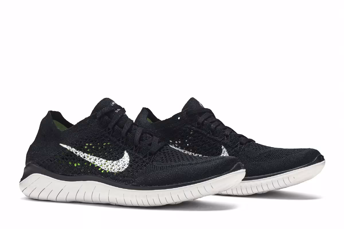 Nike Free RN Flyknit 2018 Black, view 9